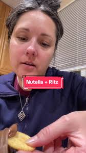 Ritz Crackers and Nutella