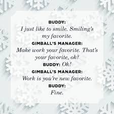 ~ smiling is my favorite exercise. 45 Best Elf Quotes Funny Sayings From Buddy The Elf S Movie