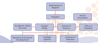 1 Simplified Organisational Chart Of Iowa State University