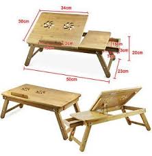 Having an easy to fold, and easy to transport table can make life so much easier. Folding Laptop Table Portable 100 Bamboo Notebook Computer Desk Tray Air Vent Desk Tray Bed Tray Table Bed Tray