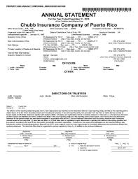 Interested in learning about chubb's auto insurance policies? Fillable Online Chubb Insurance Company Of Puerto Rico Fax Email Print Pdffiller