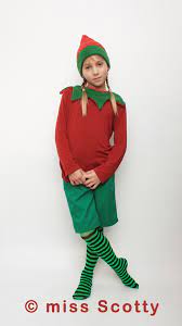 Elf Costume From Miss Scotty Christmas Elf Costume Diy Diy Elf Costume Kids Elf Costume