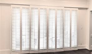 Drapery is a fashionable way to cover your sliding door that won't hinder the use of the door. Plantation Shutters The Top Patio Door Window Treatment In San Diego Sunburst Shutters