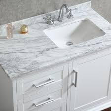 ace 42 inch single sink white bathroom