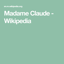 Madame Claude Wikipedia In 2021 Claude Angers Madame