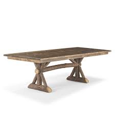 Rustic Trestle Dining Table 3500 By La Lune Collection Dining Table Rustic Trestle Dining Table Metal Dining Table