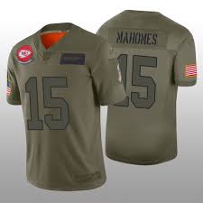 The nfl pays tribute to the military with their salute to service campaign during november. Kansas City Chiefs Patrick Mahomes Camo Limited 2019 Salute To Service Jersey