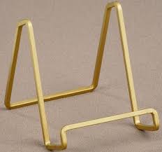 Plate Easels Gold Square Wire Set Of 12 Plate Easels And Stands Wood Display Stand Plate Display Stands Plate Stands