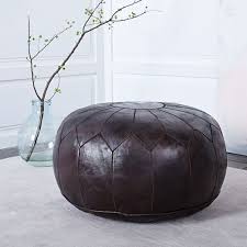 Shop our online selections or visit our stores in the united kingdom. Moroccan Leather Pouf Large
