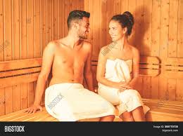 Top view of young brunette woman taking a bubble bath in bathtub. Young Couple Relaxing Image Photo Free Trial Bigstock