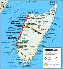 Cozumel Mexico Cozumel Quintana Roo Cozumel Cruise Cozumel Map Mexico Cruise