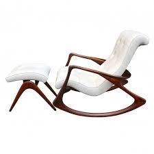 vladimir kagan rocking chair and ottoman circa 1950s todd merrill rocking chair chair and ottoman modern rocking chair