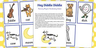 In addition to focusing on. Hey Diddle Diddle Nursery Rhyme Vocabulary Game