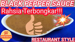 Baked tofu with black pepper sauce, quick black pepper sauce chicken, quick and easy black pepper sauce recipe. Resepi Sos Lada Hitam Sedap Setaraf Restoran How To Make Black Pepper Sauce For Steak 4k Uhd Youtube In 2021 Steak Sauce Stuffed Peppers Pepper Sauce For Steak