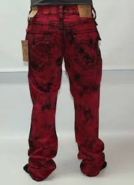 Black And Red Jeans Men Pin On Future