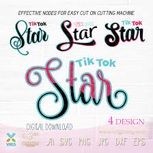 Download Tiktok Star Bundle Svg Tik Tok Musical Logotype Theme