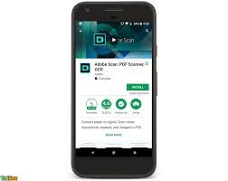 You can scan apps in. Use Adobe Scan On Android Visihow