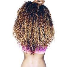 We have handpicked 33 ombre hair color ideas for curly hair to give you an idea of what you might be missing out on. Ombre Curly Hair Bundles Brazilian Deep Wave 3 Tone Curly Weave Human Hair Unprocessed Ombre Hair Extensions 10 12 14inches Dark Roots Honey Blonde Ombre Brazilian Hair T1b 4 27 Buy Online In Bahamas