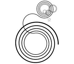 flipping spiral image created using contextfree program from mit owc godel escher bach spiral bach