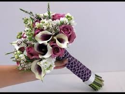 Etsy.com has been visited by 1m+ users in the past month Diy Calla And Rose Bridal Bouquet Youtube