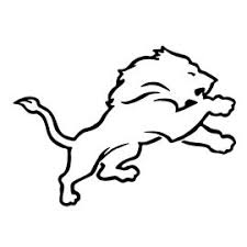 Nfl Detroit Lions Stencil Lion Stencil Lion Art Silhouette Projects