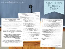 How to spread the gospel to friends. Share The Gospel Of Jesus Christ Primary Talk Templates Or So She Says
