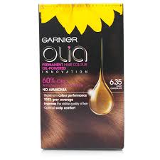 garnier olia permanent hair colour new shade light chocolate 6 35