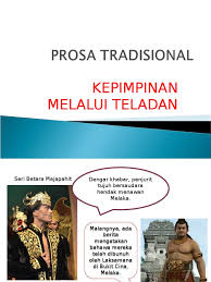Find more similar flip pdfs like kepimpinan melalui teladan. Prosa Tradisional Kepimpinan Melalui Teladan
