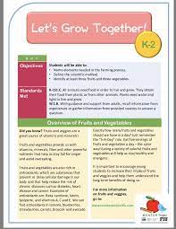 Fruit Vegetable Intake Science Lesson Plan For Grades K 2 Health Lesson Plans Science Lesson Plans Health Lessons