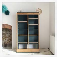 Ancien Meuble Rideau Transforme En Bibliotheque Ou Vaisselier Etageres Amovibles Adaptables Toutes Hauteurs L83 5 X P34 X H151 C Home Salon Bookcase Home