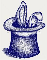 Rabbit In A Magician Hat Doodle Style Magician Hat Rabbit In A Hat Magician Tattoo