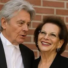 Alain Delon and Claudia Cardinale during breaks in the film "The Leopard"  "The ball is over. Tancredi has gone up to dance with the stars... Forever  yours, Angelica." Claudia to Alain after