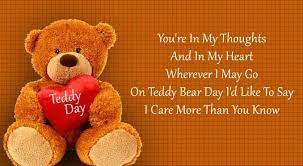 Teddy Day Quotes Teddy Day Happy Teddy Bear Day Teddy Day Images