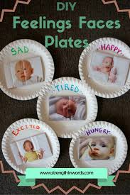 Diy Feelings Faces Plates Infant Activities Infant Toddler Classroom Feelings Faces
