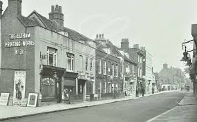 Eltham High Street Showing Eltham Printing Works 1914 London Family London History London Photos