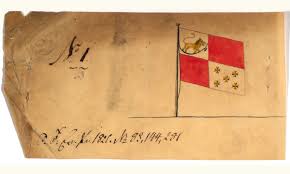 Flagget ble utformet av frederik meltzer og vedtatt av stortinget 17. Norsk Flagg Tegning