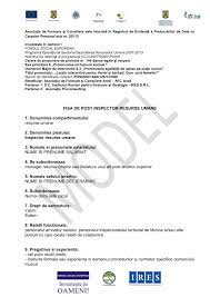 Poti consulta toate legile din domeniul legislatia muncii actualizate la zi de oriunde si oricand. Model Fisa Post Inspector Resurse Umane 01 Proconsulting