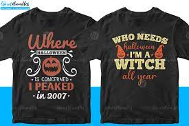 Download 50 Editable Halloween T Shirt Design Bundle Vol 1 Tshirtbundles