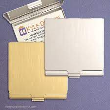 That's where business card holders and cases come into things. Engraved Square Business Card Cases In Silver Or Gold Square Business Card Square Business Card Holder Business Card Cases