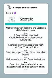 Scorpio Zodiac Secrets Facebook
