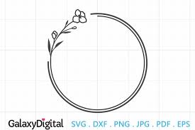 Download Simple Flower Wreath Svg Wedding Wreath Svg 103241 1278525 Monograms Design Bundles