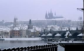Prague Castle In Winter Praga Clima