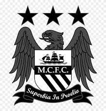 It is a very clean transparent background image and its resolution is 410x410, please mark the image source when quoting it. Manchester City Logo Black And White Png Png Download Mencester City Clipart 5119573 Pikpng