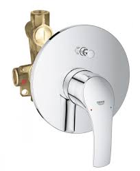 Grohe Eurosmart In Wall Round Modern Shower Mixer W Diverter Single Lever 33305002
