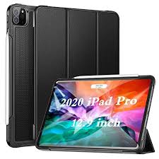 Ztotopcase For New Ipad Pro 12 9 Inch 4th Generation 2020 Release Ultra Slim Lightweight Trifold Stand Smart Folio Case Hard Cover For Ipad Pro 12 9 Inch Table New Ipad Pro Ipad Pro Ipad