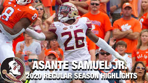 Asante samuel patrolled nfl defensive backfields from 2003 to 2013, winning super bowls in his first two maybe this'll make you feel old: Asante Samuel Jr 2020 Regular Season Highlights Florida State Db Youtube