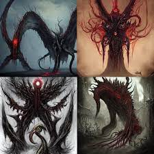 eldritch abomination consisting on different firebirds | Stable Diffusion |  OpenArt