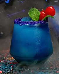 Black And Blue Drink Recipe Black Panther Frozen Drink Recipe In 2020 Frozen Drink Recipes Frozen Drinks Food And Drink