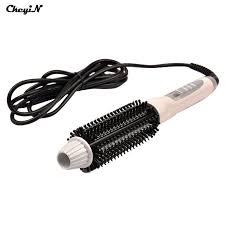 32mm De Ceramica Rulo Anion Curling Comb Cepillo Lcd Straighting Cepillo Plancha De Rodillo De Hierro F Hair Curlers Hair Straightener And Curler Styling Tools