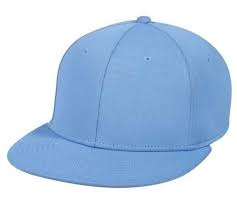Proflex Flat Visor Fitted Cap Solid Colors Fitted Caps Baseball Hats Moisture Wicking Fabric